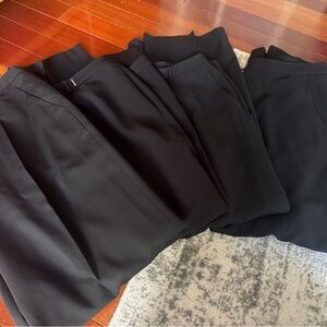 Women's Ann Taylor Black Trousers - lot of 4